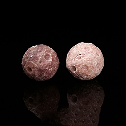 Клубничный Кварц Натуральные клубничные кварцевые украшения дисплея, украшение домашнего офиса, круглые, 40 мм