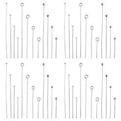 Нержавеющая Сталь Цвет 800 шт. 304 штифты из нержавеющей стали, цвет нержавеющей стали, 20~50x0.7 мм