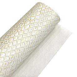 Светлый Золото-желтый Ткань из искусственной кожи с тиснением в виде рыбьей чешуи, для поделок из кожи, аксессуары для изготовления сумок, светлый золотарник желтый, 30x135 см