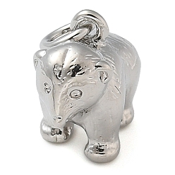 Платина Стойки обшивки латунные подвески, долговечный, без свинца и без кадмия, нести прелести, с целью перехода в кольце, платина, 10.5x13x7 мм, отверстие : 3 мм