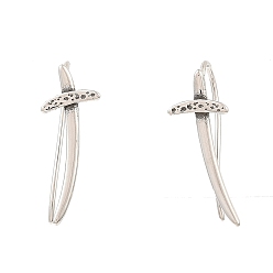 Tool Серьги-подвески из антикварного серебра 316 из хирургической нержавеющей стали, инструмент, 27x9 мм