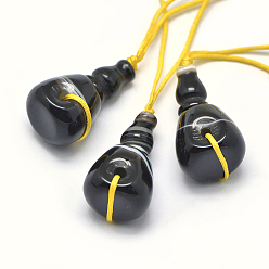 Натуральный Агат Естественно агат 3 отверстие гуру шарики, T-просверленные бусы, перегонный куб, 25.5x12x14 мм, отверстия: 1.8 mm, 2 mm