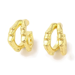 Настоящее золото 18K Латунные серьги-каффы для женщин, реальный 18 k позолоченный, 15x11 мм