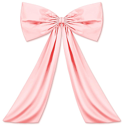 Pink Cloth Big Bowknot Ornaments, Party Decorations, Pink, 1050x615x37mm
