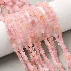 Другие Кварцы Природного кварца нитей бисера, звезда, 5.5x6.5x2.5 мм, отверстие : 0.8~1 мм, около 73~78 шт / нитка, 15.35~15.47 дюйм (39~39.3 см)