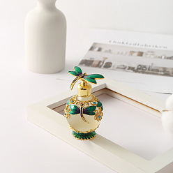 чирок Стеклянные флаконы для духов, спа ароматерапия эфирное масло пустая бутылка, зелено-синие, 7.8x4.6 см, емкость: 25 мл (0.85 жидких унций)