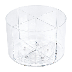 Прозрачный Акриловая настольная подставка для ручек, ящик для хранения, колонка, прозрачные, 150x110 мм, внутренний диаметр: 72x72 мм