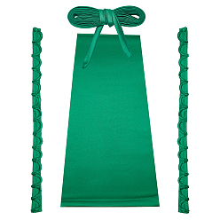 Зеленый Замена молнии на свадебном платье, атласный корсет с регулируемой посадкой на спине, платье для выпускного вечера со шнуровкой, зелёные, 465~4400x17~256x1~2.5 мм