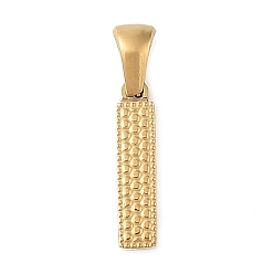 Letter I Вакуумное покрытие pvd 304 подвески из нержавеющей стали, золотые, буквенное очарование, Буква "i", 17x4x1.5 мм, отверстие : 5x3 мм