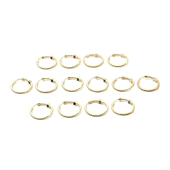 Color mezclado Aretes de aro con corazón de circonitas cúbicas, joyas de latón dorado para mujer, color mezclado, 30x1.5~4.5 mm, pin: 1 mm