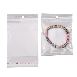 Прозрачный OPP мешки целлофана, прямоугольные, прозрачные, 12x6.5 см, односторонняя толщина: 0.0035 см, внутренней меры: 7x6.5 см