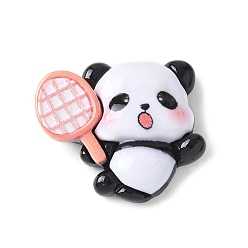 Sports Кабошоны из смолы в стиле пандан, бадминтон, 25.5x29.5x9.2 мм