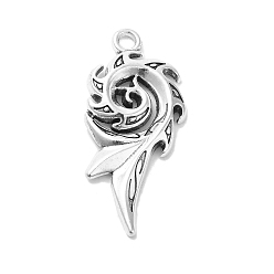 Wing Сплавочные подвески тибетского стиля, крыло, 50x23x4 мм, отверстие : 3.5 мм