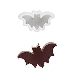 Bat Силиконовые формы для свечей своими руками на тему Хэллоуина, для изготовления ароматических свечей, летучая мышь, 68x111x26 мм