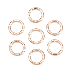 Розовое Золото Латунь закрыт прыжок кольца, круглые, розовое золото , 20 датчик, 5x0.8 мм, внутренний диаметр: 3.5 мм, о 50 шт / комплект