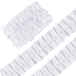 Белый 2 рулоны полиэстеровой подарочной упаковочной бумаги, для цветов корзина букет фрукты еда крафт, белые, 50 мм