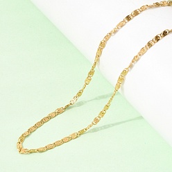 Настоящее золото 18K Унисекс 304 цепочки из нержавеющей стали Lumachina, ионное покрытие (ip), реальный 18 k позолоченный, 18.07 дюйм (45.9 см)