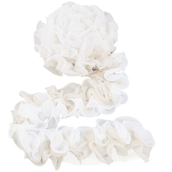 Лимонный шифон 3ярды из полиэстера с кружевной отделкой, аксессуары, лимонный шифон, 4-3/8 дюйм (110 мм)