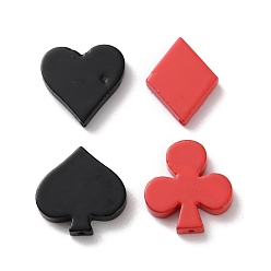 Mixed Shapes Подвески из ракушек трохид, покерные чары, окрашеные, разнообразные, 15.5~18x13.5~17x2.5~3 мм, отверстие : 0.7~0.9 мм