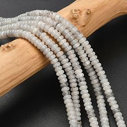 Лабрадорита Природные лабрадорита бисер нитей, рондель, 4x1.5 мм, отверстие : 0.7 мм, около 155 шт / нитка, 14.96'' (38 см)