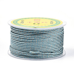 Аква 11м плетеный шнур из полихлопка, для настенного крепления, ремесла, Подарочная упаковка, вода, 2.5 мм, около 12.03 ярдов (11 м) / рулон