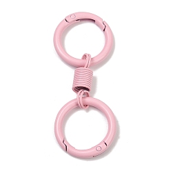 Pink Застежки из сплава с пружинным затвором, с весенними находками, розовые, 76.5 мм