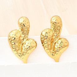 Teardrop 304 из нержавеющей стали серьги, вакуумное покрытие pvd, реальный 18 k позолоченный, слеза, 31x18 мм