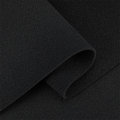 Black Sponge Fabric, DIY Craft Supplies, Black, 2000x1000x3mm