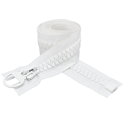 Белый Тканевые молнии, с застежкой-молнией из смолы, белые, 830x49x18 мм