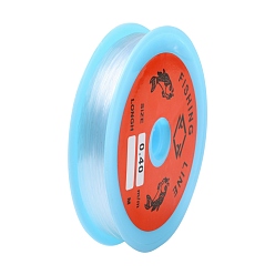 Clear Transparent Fishing Thread Nylon Wire, Clear, 0.4mm, about 109.36 yards(100m)/roll