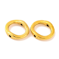Античное Золото Тибетский стиль сплава шарика кадра, кольцо, античное золото , без свинца и без кадмия, 15x13x3.5 мм, отверстие : 1.5 мм