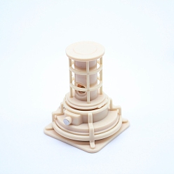Bisque Plastic Hearth Ornaments, Micro Landscape Home Dollhouse Accessories, Pretending Prop Decorations, Bisque, 53x40mm