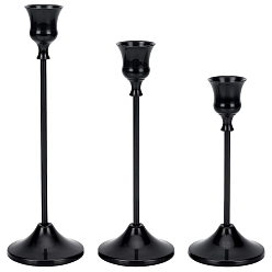 Черный Алюминиевые подсвечники, чёрные, 69.5x160 мм