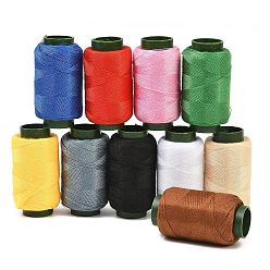 Mixed Color 10 Rolls Polyester Machine Embroidery Threads, Sewing Thread, Mixed Color, 0.3mm, about 100m/roll