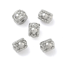 Нержавеющая Сталь Цвет 304 из нержавеющей стали бусы, рондель, цвет нержавеющей стали, 7x7x5 мм, отверстие : 1.4 мм