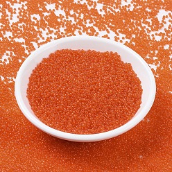 (RR139) Transparent Tangerine MIYUKI Round Rocailles Beads, Japanese Seed Beads, (RR139) Transparent Tangerine, 11/0, 2x1.3mm, Hole: 0.8mm, about 1100pcs/bottle, 10g/bottle