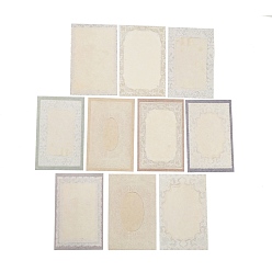 Motifs Mixtes 10 pcs 10 styles papier de scrapbooking, pour scrapbook album bricolage, carte de voeux, rectangle, motifs mixtes, 11x7x0.02 cm, 1 pc / style