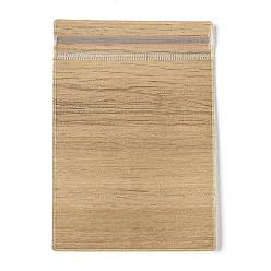 пшеница Пвх почтовый замок сумки, прямоугольные упаковочные пакеты, верхние пакеты с самозапечатыванием, цвет пшеницы, 12.9x8.9 см, односторонняя толщина: 7.8 мил(0.2мм)