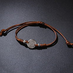 Верблюжий Браслеты из сплава викингов, регулируемые вощеные браслеты для мужчин, вегвизир, верблюжие, 12.60 дюйм (32 см)