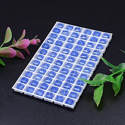 Azure Faceted Cube K9 Glass, Imitation Austrian Crystal Bead Strands, Grade AAA, Azure, 6x6mm, Hole: 0.7~0.9mm, about 68pcs/strand, 15.7 inch
