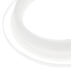 Прозрачный Пластиковая косточка, корсетные полоски, нижнее белье бюстгальтер свадебное платье швейная фурнитура, прозрачные, 10x2 мм, 20 ярдов / ролл