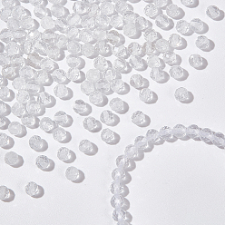Хрусталь 2 нити из натурального кварцевого хрусталя бусины нити, бусины из горного хрусталя, граненые, круглые, 3~3.5x2.5~3 мм, отверстие : 0.3 мм, около 114~141 шт / нитка, 15.1~16.4 дюйм (38.4~41.8 см)
