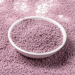 (RR2024) Matte Opaque Dusty Orchid MIYUKI Round Rocailles Beads, Japanese Seed Beads, 15/0, (RR2024) Matte Opaque Dusty Orchid, 1.5mm, Hole: 0.7mm, about 250000pcs/pound