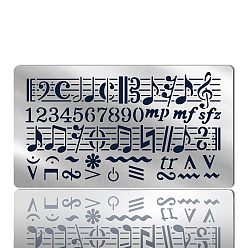 Musical Note Трафареты для резки металла в стиле ретро из нержавеющей стали, для diy scrapbooking / фотоальбом, декоративная тисняющая бумажная карточка, матовый цвет нержавеющей стали, музыкальная нота, 177x101x0.5 мм