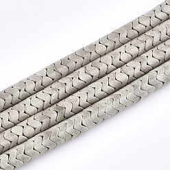 Светло-серый Природный агат бисер нитей, окрашенные, волна, светло-серый, 6.5~7x4~4.5 мм, отверстие : 1.2 мм, около 128 шт / нитка, 15.7 дюйм