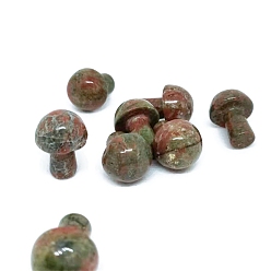 Унакит Натуральные фигурки целебных грибов унакит, Украшения из камня с энергией Рейки, 22 мм