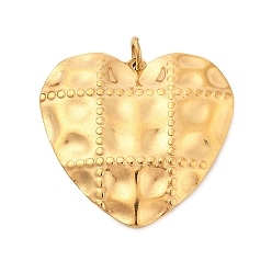 Сердце 304 подвески из нержавеющей стали, с целью перехода в кольце, золотые, сердце, 26x27x4 мм, отверстие : 3 мм