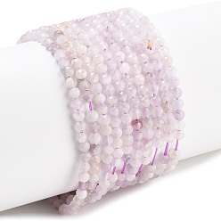 Аметист Нити бусин из натурального лавандового аметиста, граненые, круглые, 3.5 мм, отверстие : 0.8 мм, около 115~116 шт / нитка, 15.43~15.51 дюйм (39.2~39.4 см)