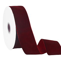 Темно-Красный Нейлоновая лента, лента для банта, украшение подарка, темно-красный, 1-1/2 дюйм (38 мм), около 10.00 ярдов (9.14 м) / рулон
