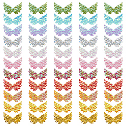 (52) Непрозрачная лаванда Ahademaker 110шт 11 цвета нетканый материал украшения аксессуары, радужное рельефное крыло ангела, разноцветные, 22x35x0.7 мм, 10 шт / цвет